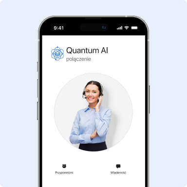 ekran smartfona Quantum AI logowanie