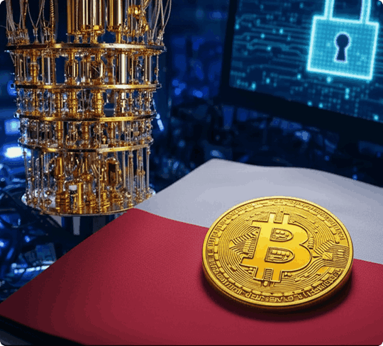 moneta bitcoin na polskiej fladze Quantum AI bitcoin